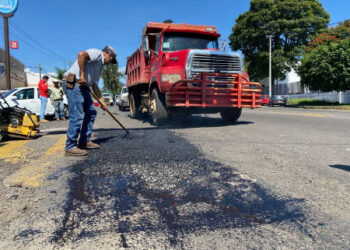 Se logran grandes avances en bacheo urgente en Uruapan