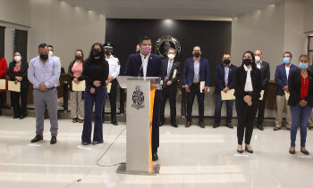 Nacho Campos presentó al Gabinete de la Administración Municipal 2021-2024 de Uruapan