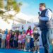 Nacho Campos entrega área infantil a niños de la colonia El Milagro en Uruapan
