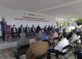 Anuncian Bedolla y Arauco proyecto de inversión de $4 mil mdp en Michoacán
