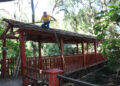 Rehabilitan puente El Gólgota en el Parque Nacional