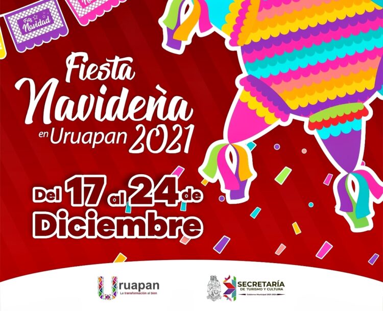 Anuncian habrá atractivos eventos en la “Fiesta Navideña Uruapan 2021”