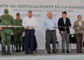 Inauguran AMLO y Bedolla Cuartel 33 de la Guardia Nacional en Michoacán