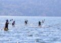 Exitosa y divertida competencia de canotaje en el Lago de Zirahuén