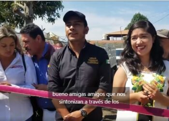 Inaugura alcaldesa Itzel Gaona drenaje sanitario y pavimento en Ziracuaretiro