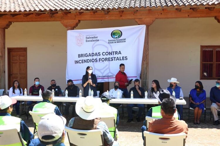 Inician actividades las Brigadas contra Incendios Forestales de Salvador Escalante