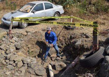 Avanza la limpieza y rehabilitación de resumideros al poniente de Uruapan