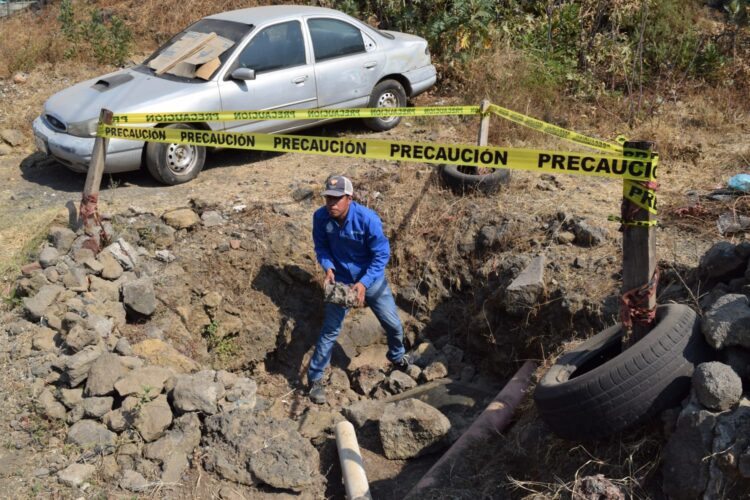 Avanza la limpieza y rehabilitación de resumideros al poniente de Uruapan
