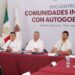 Recibe Bedolla a autoridades de autogobierno de la Isla de Janitzio