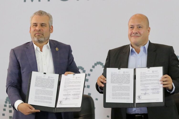 Michoacán y Jalisco firman convenio para seguridad y desarrollo de la región