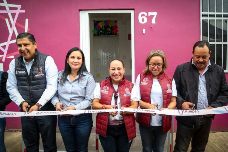 DIF Michoacán inaugura el quinto Núcleo Infantil «NIDOS» del estado en Uruapan