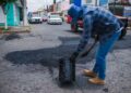 Inician trabajos de bacheo en Uruapan