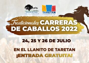 Listas las Tradicionales Carreras de Caballos en Taretan, anuncia el municipio