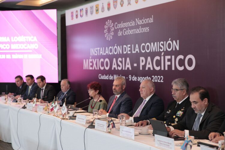 Bedolla en Coordinación de la Comisión para México Asia-Pacífico de la Conago