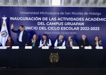 Inicio de cursos de la Umsnh en Uruapan