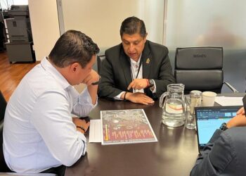 Edil Nacho Campos gestiona proyectos de mejoramiento urbano para Uruapan