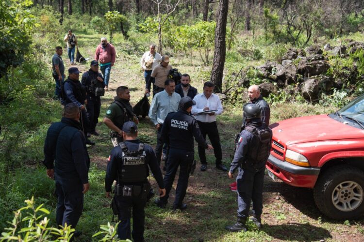 Interviene el gobierno de Uruapan contra invasión del bosque del Parque Nacional