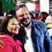 Edil de Pátzcuaro felicita a la alcaldesa de Tingambato por informe de gobierno