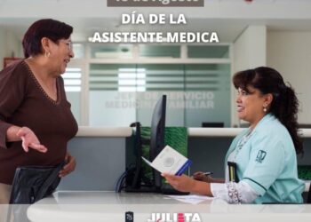 Reconoce la Diputada Julieta García Zepeda labor de asistentes médicos