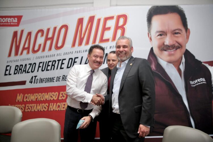 Asiste Ramírez Bedolla al cuarto informe legislativo del Dip Ignacio Mier en Puebla