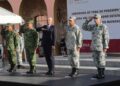 Asiste Bedolla a la toma de protesta del nuevo coordinador estatal de Guardia Nal