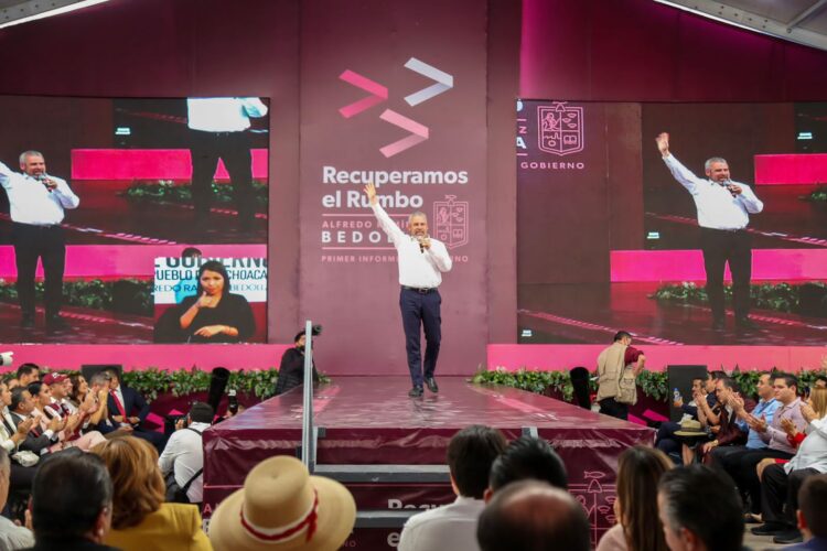 Sin corrupción, le estamos cumpliendo a Michoacán: Alfredo Ramírez Bedolla