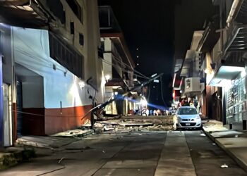 Uruapan en calma solo reporte de daños materiales en zona centro tras el sismo
