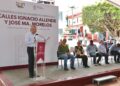 Inaugura Bedolla obras en Villa Jiménez