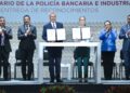 Bedolla y Sheinbaum firmaron convenio para mejorar Policía Auxiliar Michoacán