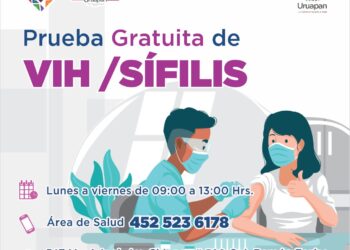 Realiza DIF Uruapan pruebas gratuitas de VIH y sífilis; atención especial a mujeres