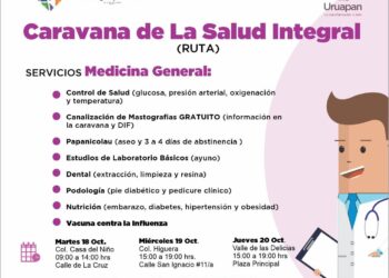 Invita DIF Uruapan a Caravana de Salud