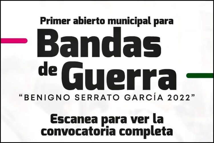 El Ayto. de Pátzcuaro convoca al Primer Concurso de Bandas de Guerra BSG ´22