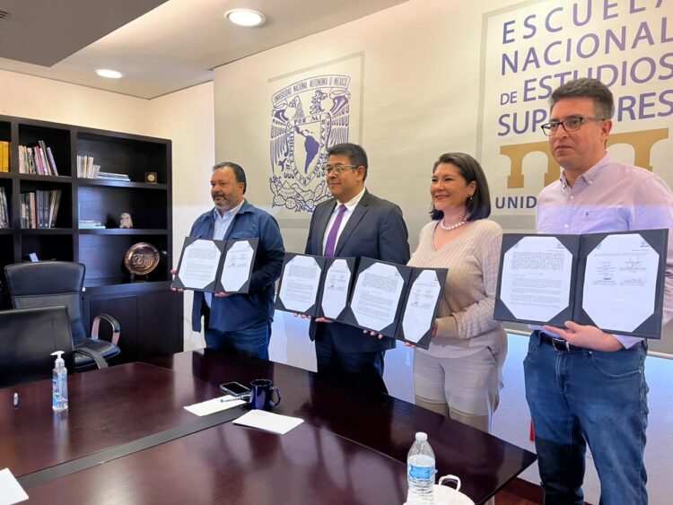 Firman convenio de colaboración ENES-UNAM y el Ayuntamiento de Pátzcuaro