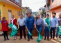 Inicia Julio Arreola rehabilitación de red de agua y drenaje en la calle Jiquilpan