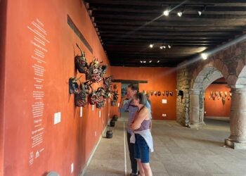 Colección de máscaras Muyaes Ogazón se queda hasta diciembre en Pátzcuaro