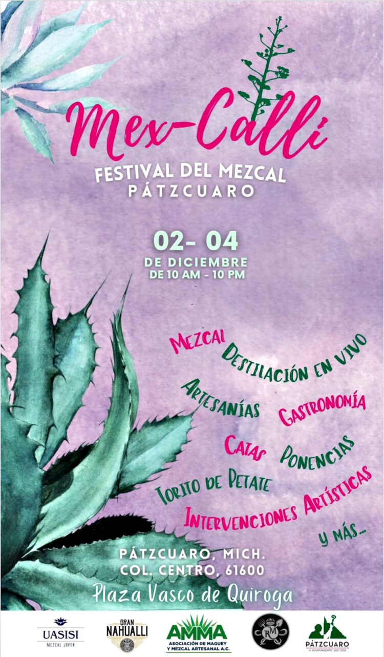 Llega el Festival del Mezcal a Pátzcuaro