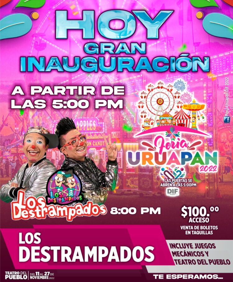 ¡¡ Hoy inicia la Feria del DIF Uruapan !!
