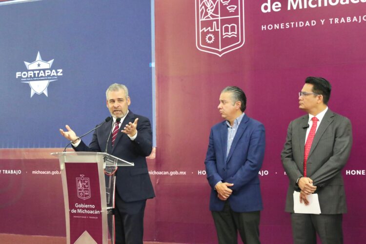 En 2023, Gobierno de Michoacán donará 100 mdp del Fortapaz a los bomberos