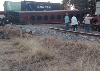 Monta operativo de vigilancia PC tras descarrilamiento en Gabriel Zamora