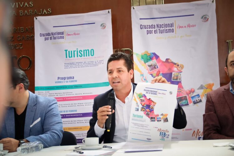 Promueve Antonio García la Cruzada Nacional por el Turismo en Michoacán