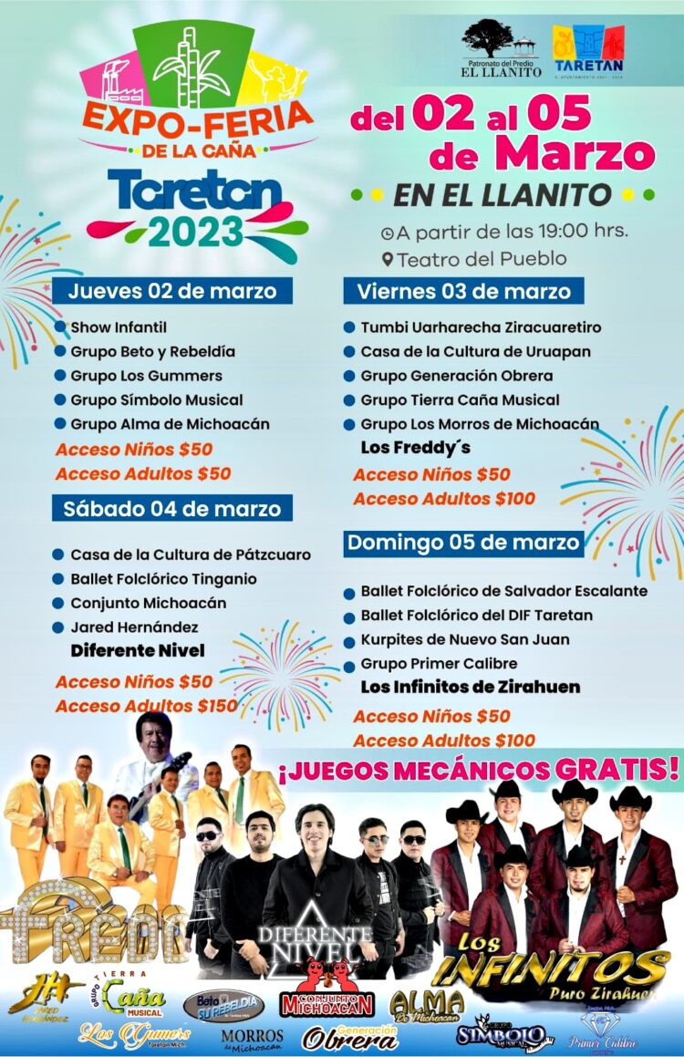¿Ya listos para la Feria de Taretan?