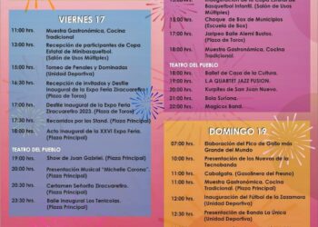 Presenta Ayuntamiento Programa de Actividades de la Feria de Ziracuaretiro