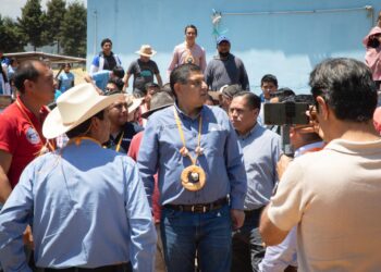 En Caltzontzin, Nacho Campos refrenda su compromiso con las comunidades