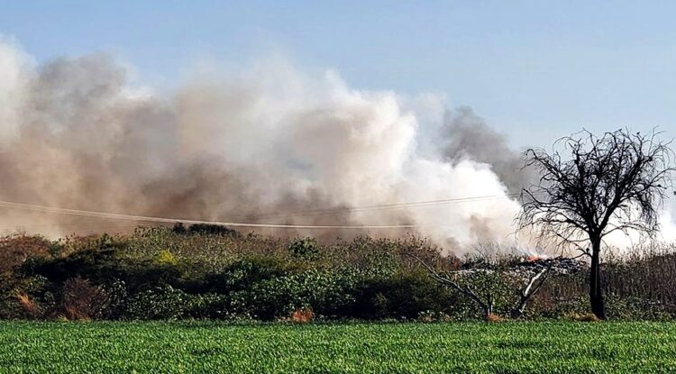¡ Arde basurero de José Sixto Verduzco !