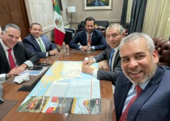 Bedolla, Segob y KCS reiteran trabajo conjunto para desarrollo michoacano