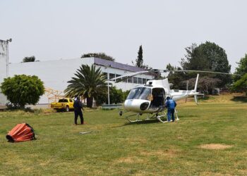 Disponibles dos helicópteros del estado para combatir los incendios: R. Bedolla