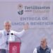 Bedolla y federación entregan más fertilizante que pasados gobiernos
