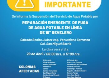 ¡¡ No habrá agua en Uruapan !!
