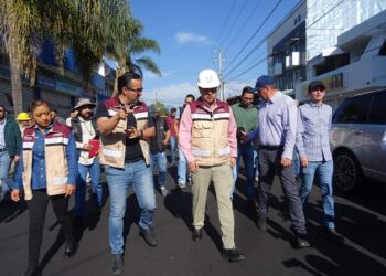 Avanza modernización vial en Uruapan