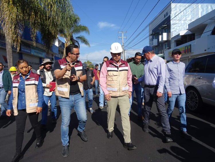 Avanza modernización vial en Uruapan